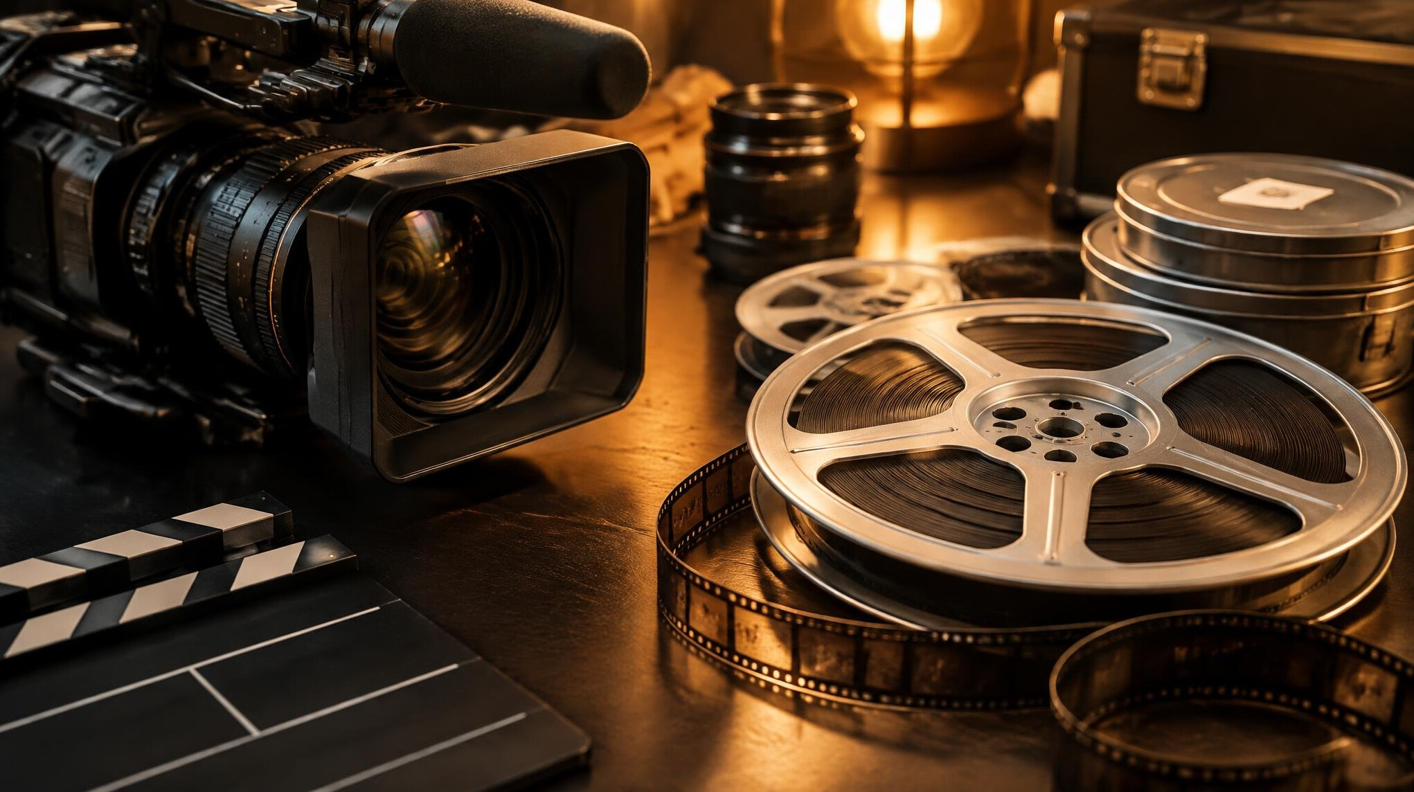 Film reels and cinema equipment